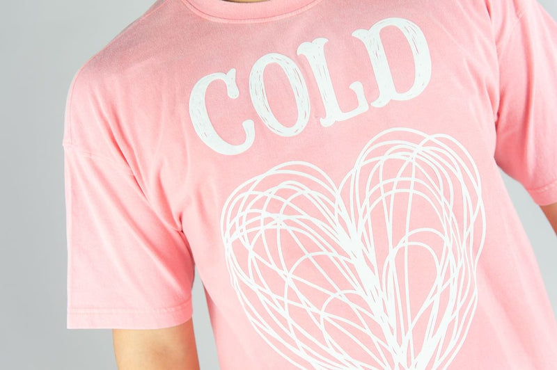 Rebel Minds 'Heartless' Oversized T-Shirt (Dusty Pink) 151-170 - FRESH N FITTED