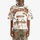 Copper Rivet 'Worldwide' Oversize Crop T-Shirt (White Camo) 511021 - FRESH N FITTED