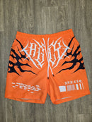 Highly Undrtd Kids 'Tribal Wings' Shorts (Orange) US5207T - US5207K - FRESH N FITTED