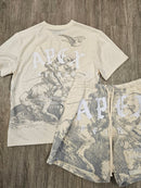 Highly Undrtd 'Apex Beings' Tee (Bone) US5100 - FRESH N FITTED