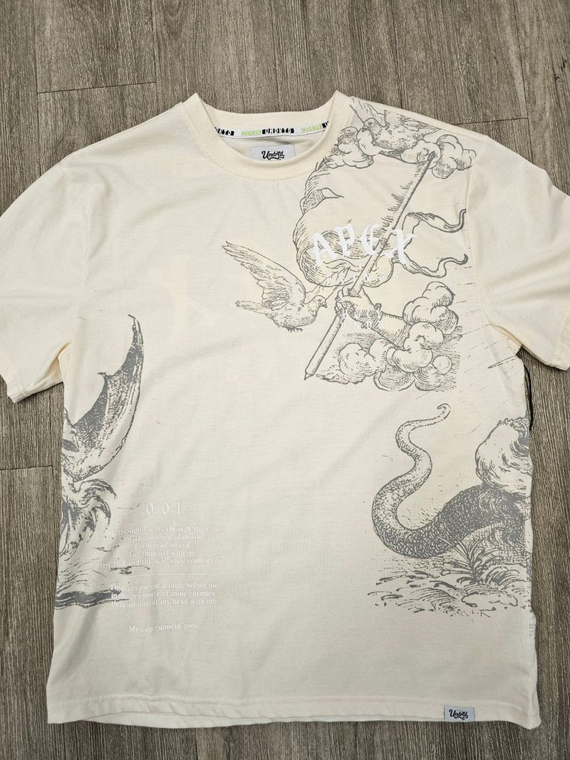 Highly Undrtd 'Apex Beings' Tee (Bone) US5100 - FRESH N FITTED