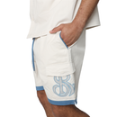 Smoke Rise 'Premier' Woven Shorts (Coronet Blue) WS25588 - FRESH N FITTED