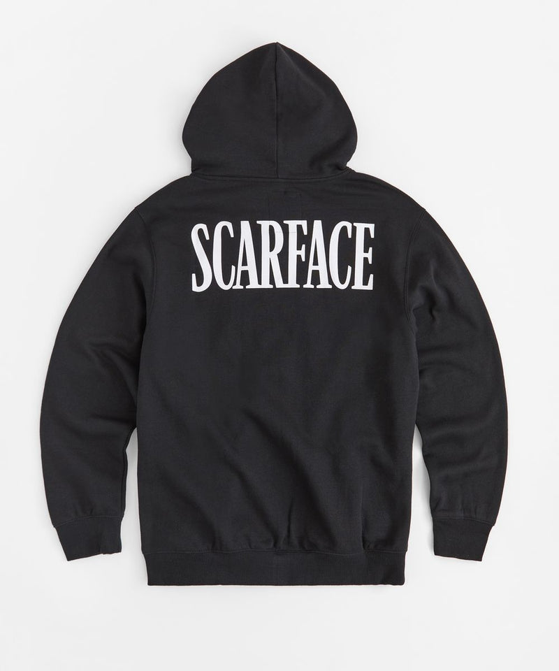 Reason 'Scarface' Zip Up Hoodie (Black/White) RE5-077