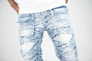 Roar Denim 'X Fray' Stacked Flare Denim (Lt.Blue) G52-641 - FRESH N FITTED
