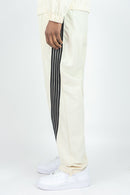 Rebel Minds 'Bent Stripes' Nylon Sweatpants (Cream) 100-490 - FRESH N FITTED