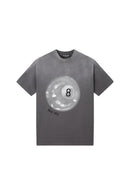 Black Label '8 Ball' Premium T-Shirt (Grey Wash) BL2003 - FRESH N FITTED
