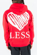 Rebel Minds 'Heartless' Hoodie (Red) 152-321