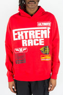Rebel Minds 'Extreme Race' Hoodie (Red) 152-344