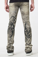 Waimea 'Cupid' Stacked Rhinestone Denim (Ant. Grey) M8567D