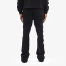 Copper Rivet 'Flame' Stacked Sweat Pants (Black) 511536