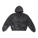 First Row 'Stud Logo' Hood Jacket (Black) FRJ2131A