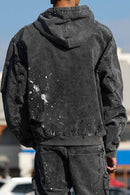 First Row 'Stud Logo' Hood Jacket (Black) FRJ2131A