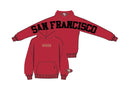 Pro Standard 'San Francisco 49ers Wingspan' Drop Shoulder Hoodie (Red) FS45410468