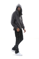 DARKAGES 'Loyalty' Zip Up Hoodie (Dk.Grey) DA7014-DGY