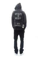 DARKAGES 'Loyalty' Zip Up Hoodie (Dk.Grey) DA7014-DGY