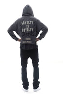 DARKAGES 'Loyalty' Zip Up Hoodie (Dk.Grey) DA7014-DGY