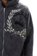 DARKAGES 'Loyalty' Zip Up Hoodie (Dk.Grey) DA7014-DGY