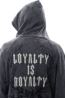 DARKAGES 'Loyalty' Zip Up Hoodie (Dk.Grey) DA7014-DGY