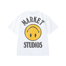 Market 'Smiley Upside-Down Lockup' T- Shirt (White) MKT25FW-SS0228 - FRESH N FITTED