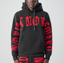 Spark 'No Risk No Reward' Hoodie (Black/Red) S5201