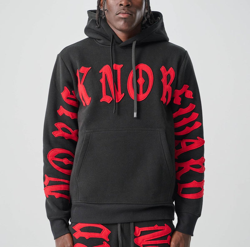 Spark 'No Risk No Reward' Hoodie (Black/Red) S5201