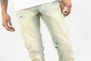 Vintage slim straight fit jeans with distress. By Fresh N Fitted.