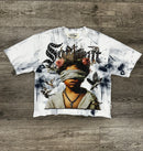 BKYS 'Heaven' Cropped Rhinestone T-Shirt (White) T1463 - FRESH N FITTED