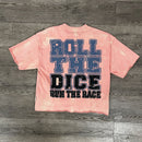 BKYS 'Hell Run' Cropped Rhinestone T-Shirt (Pink) T1428 - FRESH N FITTED
