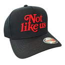 MUKA 'Not Like Us' Snapback Hat (Black) S4470 - FRESH N FITTED