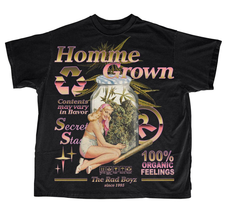 Rad Boyz 'Homme Grown 2' S/S T-Shirt (Black) RB-KT-044 - FRESH N FITTED
