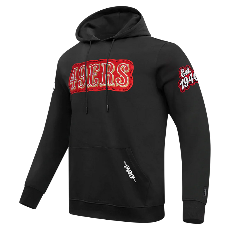 Pro Standard San Francisco 49ers 'DIY Pick Stitch' Hoodie (Black) FS45410580 - FRESH N FITTED