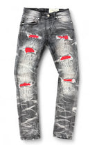 FWRD 'Crystal' Denim (Washed Black/Red) FW-330271