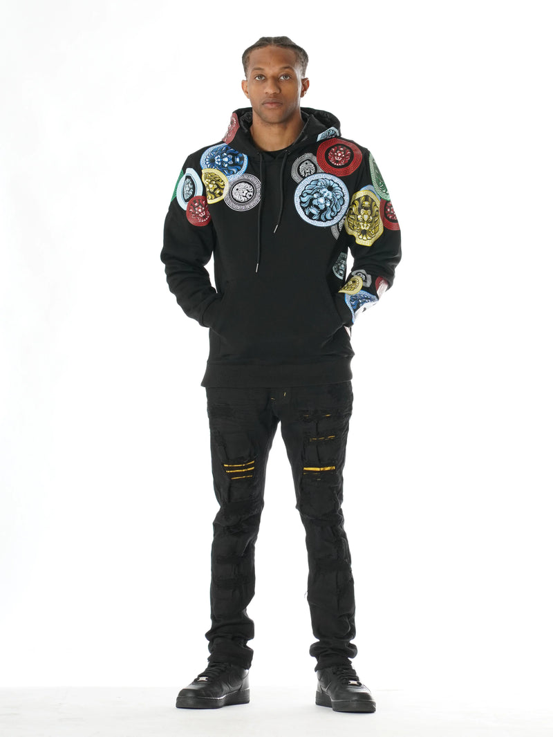 Makobi 'Aryeh' Hoodie (Black) M4660 - FRESH N FITTED
