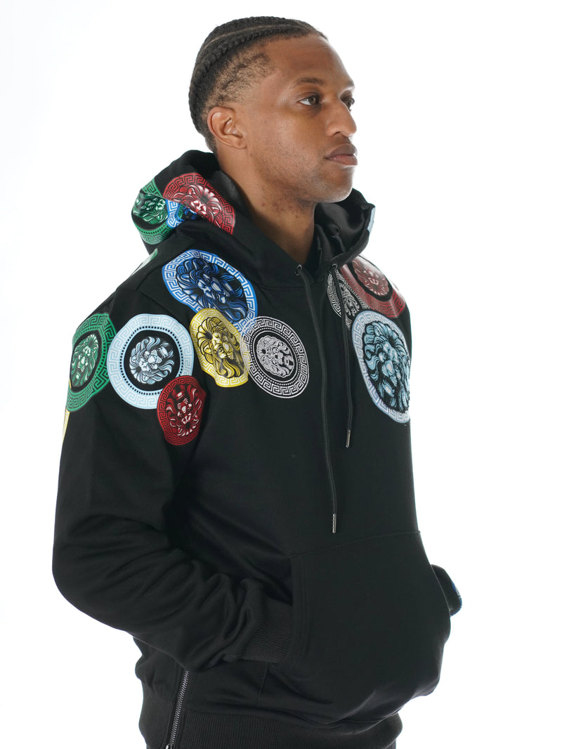 Makobi 'Aryeh' Hoodie (Black) M4660 - FRESH N FITTED