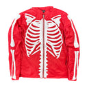 Black Pike Leather Moto Jacket (Red) FB5401 - FRESH N FITTED