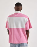 Majestik 'Champion' Rugby Patched Polo Shirt (Pink) SH26105