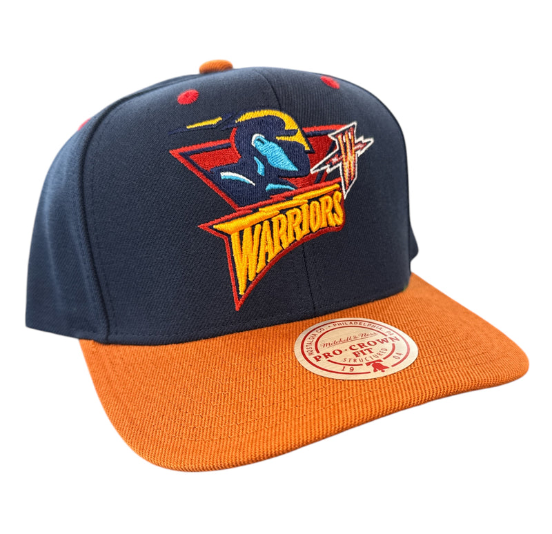Mitchell & Ness 'Golden State Warriors' NBA All In 2.0 Pro Snap Back Hat (Navy) HP8763