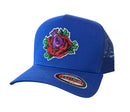 Muka 'Rose' Trucker Hat (Blue) TN5331 - FRESH N FITTED