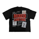 Mixed Emotion 'Lost Identity' S/S Rhinestone T-Shirt in Black