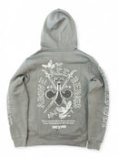 Highly Undrtd 'Above All' Rhinestone Zip-Up Hoodie (Grey) UF5604