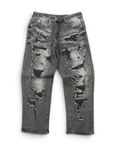 Switch 'Loose Ripped' Denim in Black