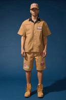 Jordan Craig 'The Re-Up Mechanic' Button Up Shirt (Wheat) 2058 - FRESH N FITTED