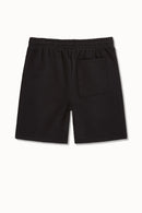 SYIP Block Letter Sweats Shorts In Black 2078S - FRESH N FITTED