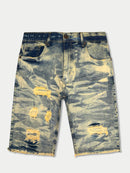 Evolution Kids 'Wild Tiger' Denim Shorts EV-22278K (Ice Tint) - FRESH N FITTED