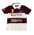 KRYPT Kids 'Royal' Polo Shirt in Maroon