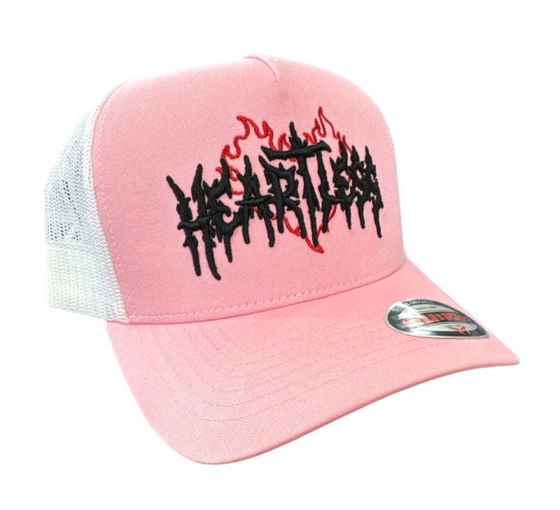 MUKA 'Heartless' Trucker Hat (Pink) T5479