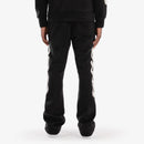 Copper Rivet 'Saints' Mohair Pearl Stacked Sweat Pants (Black) 531581 - FRESH N FITTED
