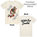 PG Apparel 'Snake' T-Shirt (Cream) SNK100 - FRESH N FITTED