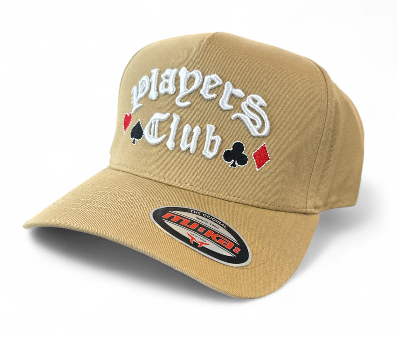 MUKA 'Players Club' Snapback Hat (Khaki) S4500