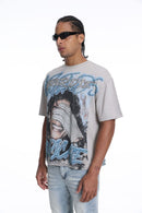 Syndicate 'LND' Cropped T- Shirt (Grey) SYN_TEE 5